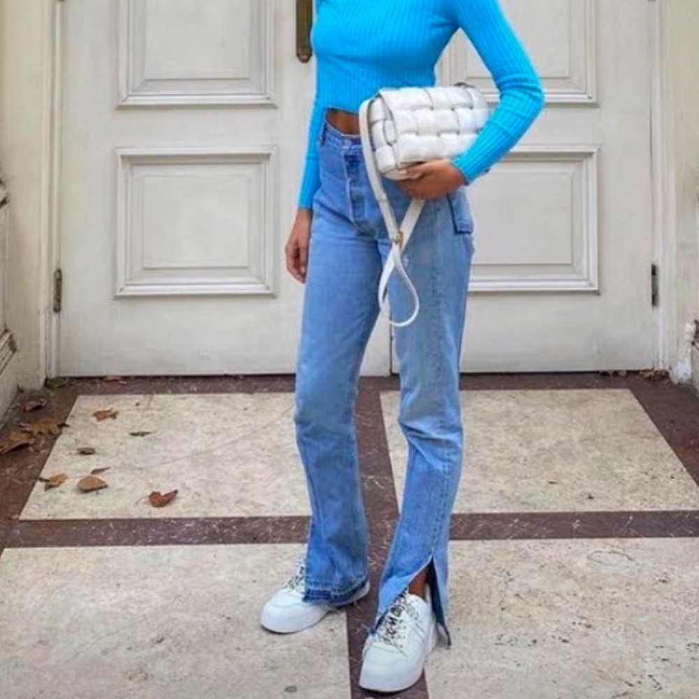 EB DENIM vintage Levi’s jeans - unraveled jeans (as seen on Hailey Bieber) - Picture 15 of 15
